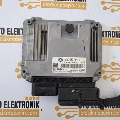 Volkswagen Golf Tiguan Motor Beyni 03C 907 309 J, 03C907309J