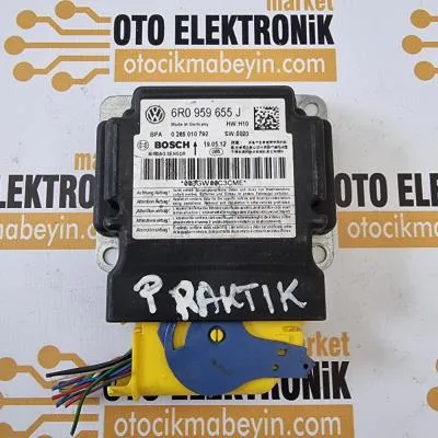 Volkswagen Polo Seat İbiza Skoda Fabia Airbag Beyni 6R0 959 655 J, 6R0959655J